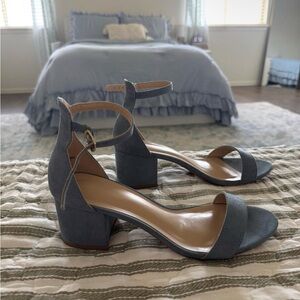 Lulus Blue Block Heel Sandals